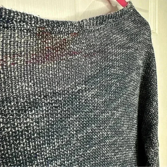 Joe Fresh Knit Shirt 3/4 Sleeves Oversized Marled Blue & White  Size Extra Small - Picture 16 of 16